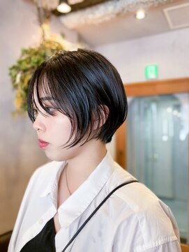 シルエット(silhouette) ショートボブ／ボブ／黒髪