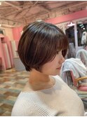 髪質改善＊切りっぱなしボブ＊ショートボブ＊美髪_☆Pink妙典駅 