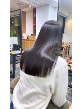 ラフトーキョウセカンド(RAF TOKYO 2nd) ●福岡黒髪ロングストレート髪質改善縮毛矯正韓国風ヘア暗髪