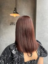 ナンバー ジルバ 立川(N° jillva) 暖色ブラウン大人ミディナチュラルシンプルストレート立川