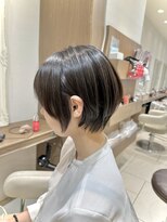 アッシュ 大泉学園店(Ash) バッサリカット×縮毛矯正ショートボブ【Ash大泉学園 横山】