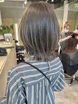 ナナローネス(nana loness)&nbsp;ミディアムボブ レイヤーカット くびれボブ くびれヘア　ボブ