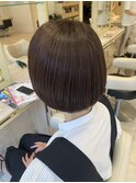 40代50代60代マッシュショート/アースカラー/丸みショート/仙川
