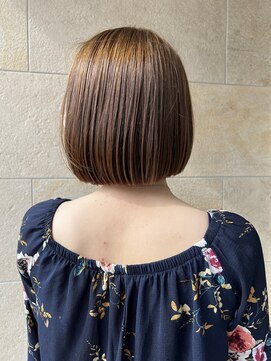 ステラバイケンジ(STELLA by KENJE) 大人綺麗ボブ/藤沢/髪質改善縮毛矯正/ショート/脱白髪染め透明感