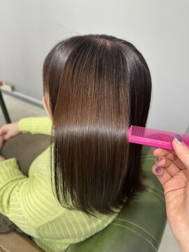 ヘアーアンドビューティーザ エフ(Hair Beauty the F) *艶髪_髪質改善カラー_ナチュラルブラウン_m122