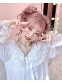 【 LOUIS 】色落ちが桜色になるピンク
