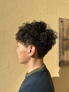 ミュー(miyuu) 重ためプードルパーマでマッシュの楽しみをとことん追求！！