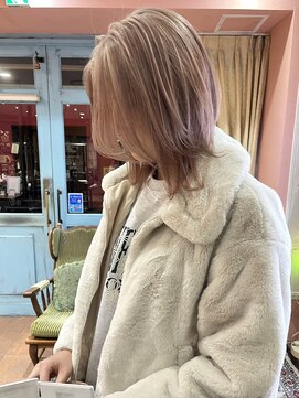 ロチカバイドールヘアー 心斎橋(Rotika by Doll hair) 王道ミルクティーカラー