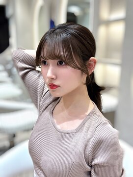 ロンド リリー 銀座(Lond Lily) ◆ミディレイヤーカット/髪質改善/韓国/黒髪/小顔/前髪/銀座