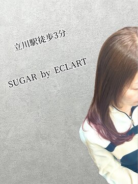 シュガー バイ エクラート 立川南口店(SUGAR by ECLART) 裾カラー/立川毛先カラー/デザインカラー/立川美容室/立川南口