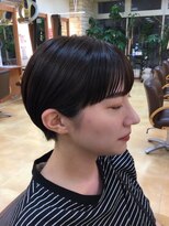 美容室ヒラトヤ 仙北店&nbsp;20代30代40代♪大人かわいい小顔耳掛けショート☆シースルー前髪