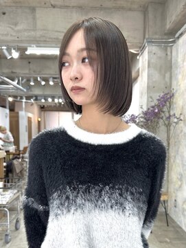 カシェル(cashel kishaba) 【ボブ】透明感カラー×レイヤーボブ