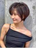 【福島】イメチェン×美髪[外はねボブ/ボブ/グレージュ]