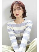 ピンクグレージュ/グレージュ/アッシュブラック/レイヤーボブ