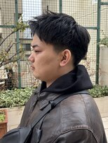 スタイル 成城学園前(STYLE) 男の短髪ヘア×アップバングスタイル