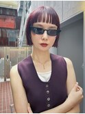 【mai style】ミニボブ　深み暖色カラー