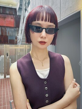 ユルクメゾンシティ 名古屋(JURK MAISON CITY) 【mai style】ミニボブ 深み暖色カラー