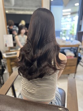 ハピネス 梅田茶屋町店(HAPPINESS) 韓国ヘア/レイヤーカット/髪質改善/顔周りカット/ベージュ