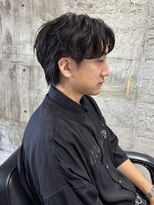 ニアウ 太田店(Niau)&nbsp;センターパートニュアンスパーマダウンパーマスパイラルパーマ