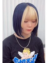 ネオリーブ クーロ(Neolive curro) デザインカラー フェイスフレーミング ダークブルー