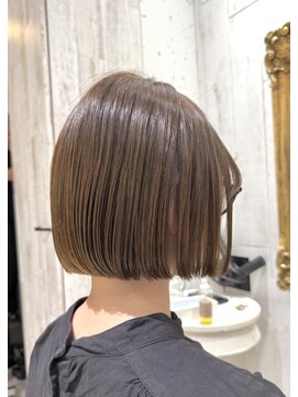 リビュー(re view) 《re view MIRU》ミニボブ/オリーブべージュカラー