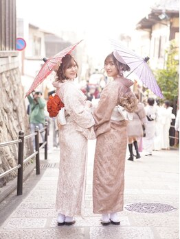 【振袖/訪問着/留袖/袴】結婚式や成人式など、特別な日の着付けもお任せ♪長時間着ても苦しくないと好評◎