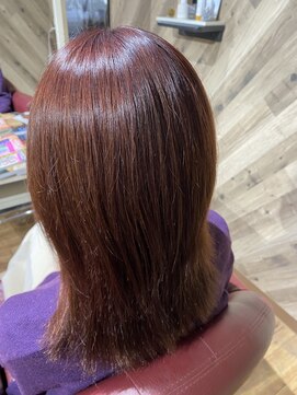 ルネッサンスヘアー ラファエロ(RAFFAELLO) エドルクオンカラー　ピンク　明るい白髪染め　艶 color