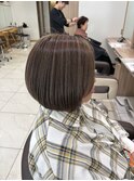 脱白髪染めハイライト