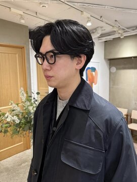 ローレン(LOREN) ベリーショート/ダークアッシュ/ニュアンスパーマ/韓国マッシュ