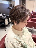 白髪ぼかしハイライト