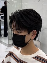 メンズヘアセンス 渋谷(MEN'S HAIR SENSE)&nbsp;ニュアンスパーマ/センターパート/メンズ/眉毛/フェザーパーマ
