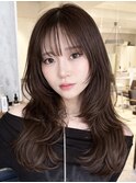 髪質改善パーマ透明感カラーダブルカラーブリーチ