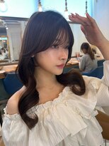 ロンドアベニール 北千住(Lond avenir)&nbsp;ミルクティーベージュ/レイヤーボブ韓国巻き顔周りカット/北千住
