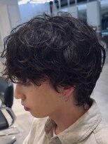フィフスパーク(fifth PARK)&nbsp;無造作シャドウパーマのマッシュスタイル◎