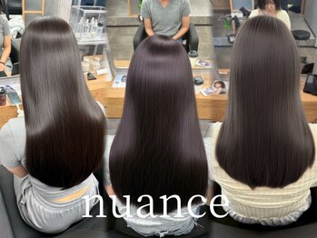 ニュアンス(nuance.)の写真/【大通から徒歩3分】当店独自の髪質改善で韓国アイドルのような艶髪に！明日から生活の質が上がります