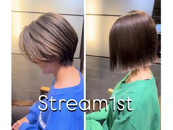 ストリームファースト(Stream1st)の写真/ボブからショートまで対応。緻密なレイヤーカットで、朝のセットが驚くほど簡単に決まります☆