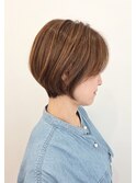 【齋藤】小顔見せ♪耳かかけで抜け感UPの似合わせショート◎