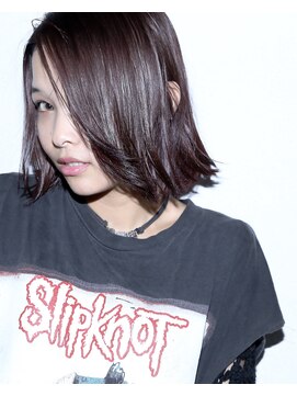 ヘア アンドメイク キヨシ(Hair and Make kiyoshi) kiyoshi/モード *ピンクヴァイオレット・切りっぱなしボブ*