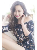 フレイムス ヘアアンドリラックス 東川口店(Frames hair&relax)&nbsp;外国人風　ゆるふわ　ほつれウェーブ