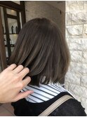 ドライヴカットで最高の柔らかさ☆夏スモーキーベージュ《高橋》