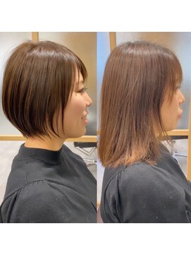 グロウアカバネ バイアンジュ(GLOW AKABANE by Ange) 【大人可愛い】ゆとりショートボブ