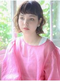 ふんわりミニマムボブ