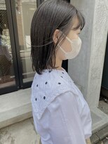 コフィー バイ メルト 吉祥寺(cofy by melt)&nbsp;【中澤彩乃】透明感オリーブグレージュブリーチなし前髪レイヤー