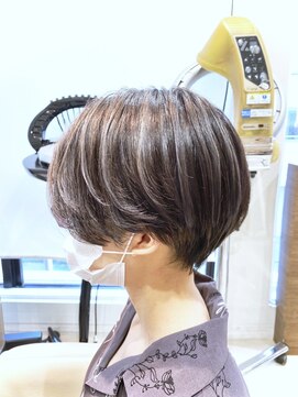 アッシュ 大泉学園店(Ash) コントラストハイライト×ハンサムショート【Ash大泉学園 横山】