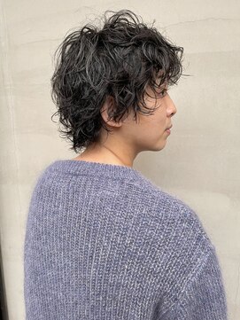 ヘアー アイス ルーチェ(HAIR ICI LUCE) 外はねパーマ 無造作ヘア 伸ばしかけ スパイラルパーマ 担当井上