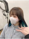 【安定のかわいい人気ボブ】インナーカラーをプラス可愛いボブに