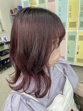 ヘアリゾートユア 新大久保店(hair resort YuA) ラベンダーピンク