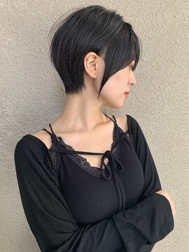 ロンドブルーム 天神大名店(Lond Bloom) 黒髪美人ショート/大人美人ショート/ショートボブ