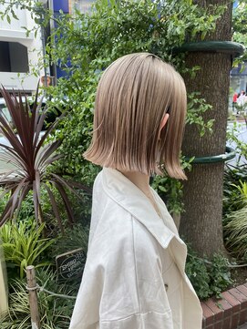 エース (ACE) 【ACE】切りっぱなしボブ×透明感カラー