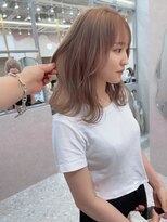 ロンド レア 天神大名店(Lond Le’a)&nbsp;ダブルカラー/インナーカラー/イヤリングカラー/ペールベージュ